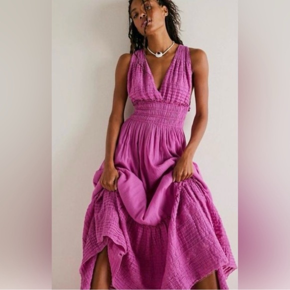 Free People One Alessia Maxi Dress - Picture 3 of 7